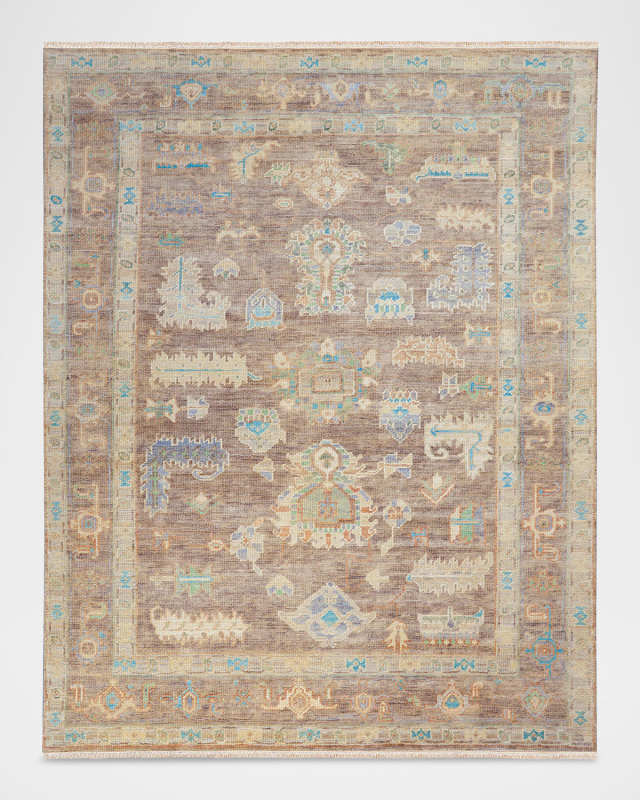 Lincoln Hand-Knotted Rug, 5' x 8'